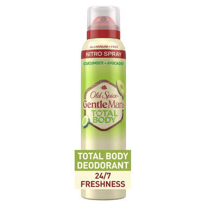 Old Spice Whole Body Deodorant Spray front view, 3.5 oz