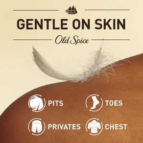 Old Spice Whole Body Deodorant Spray with tropical background