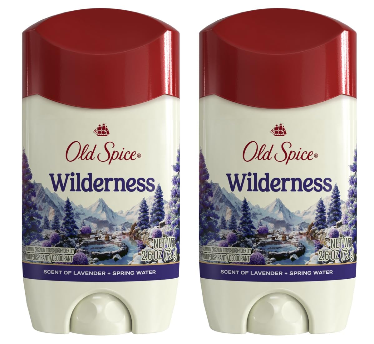 Old Spice Wilderness Anti-Perspirant & Deodorant Lavender front view