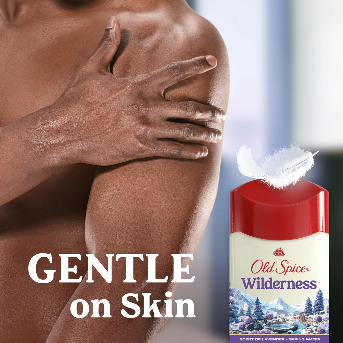 Old Spice Wilderness Lavender Antiperspirant 2.6 oz packaging