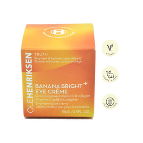Ole Henriksen Banana Bright+ Eye Crème with gold accents