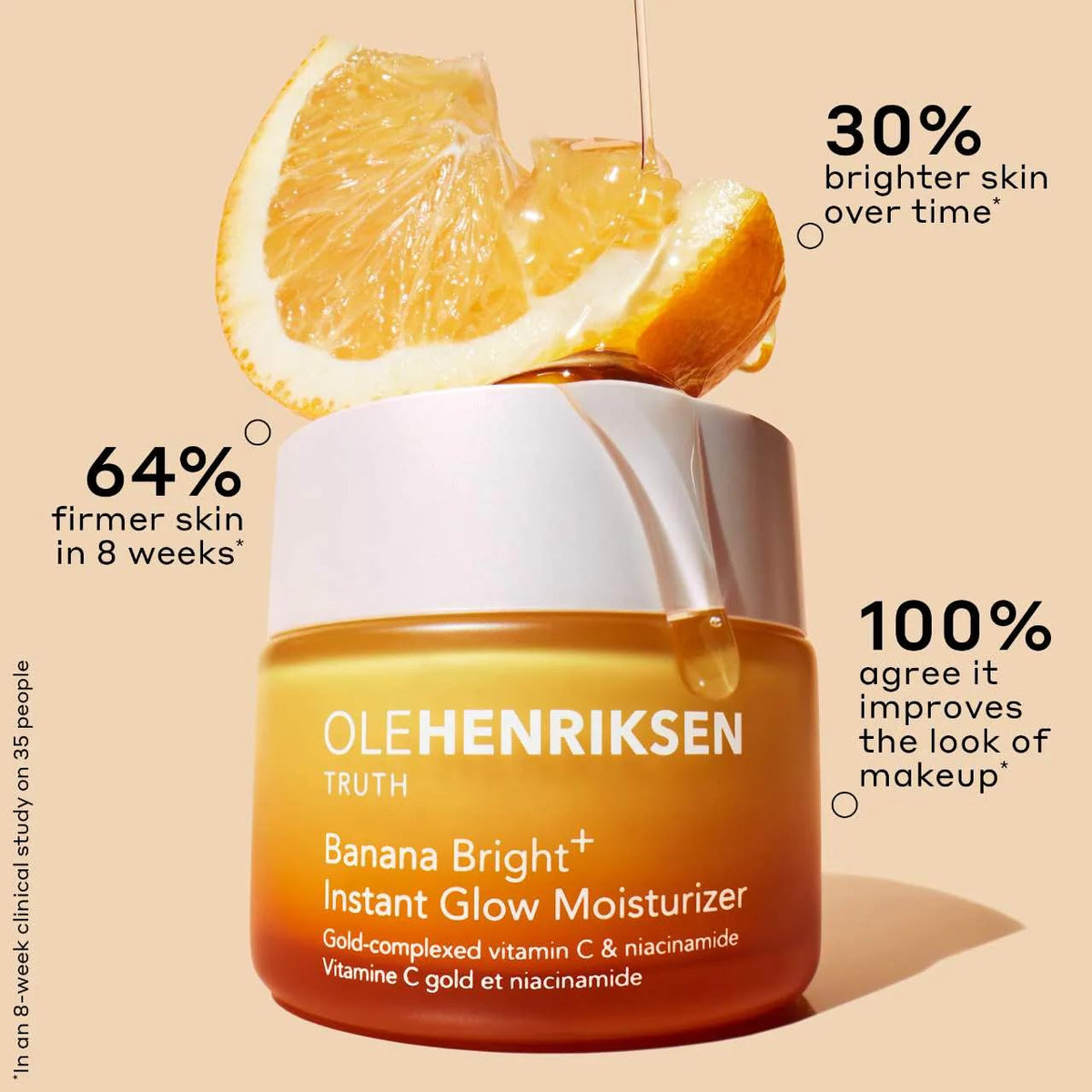 Ole Henriksen Banana Bright+ Instant Glow Moisturizer packaging