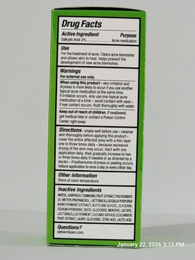 Ole Henriksen Detox Drops packaging with product details
