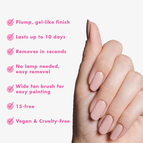 Olive & June Grateful & Kind nail polish bottle