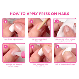Olive & June Instant Mani Press-On Nails applied on hands