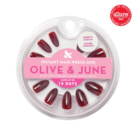 Olive & June Instant Mani Press-On Nails assorted sizes layout