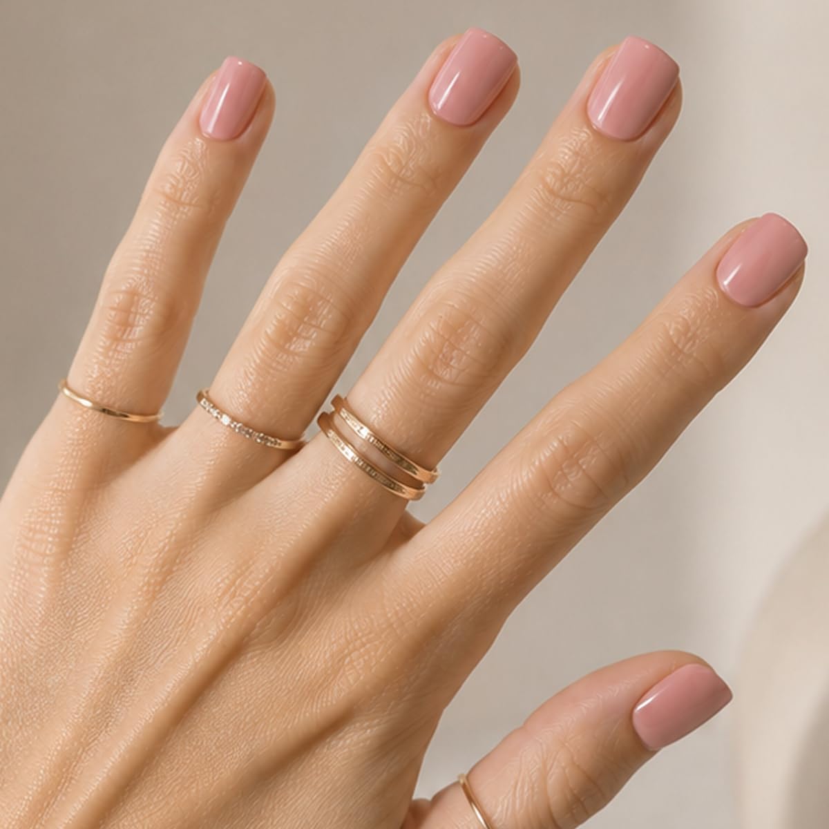 Olive & June Instant Mani Press-On Nails front view with 42 nails
