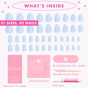 Olive & June Instant Mani Press-On Nails in various colours