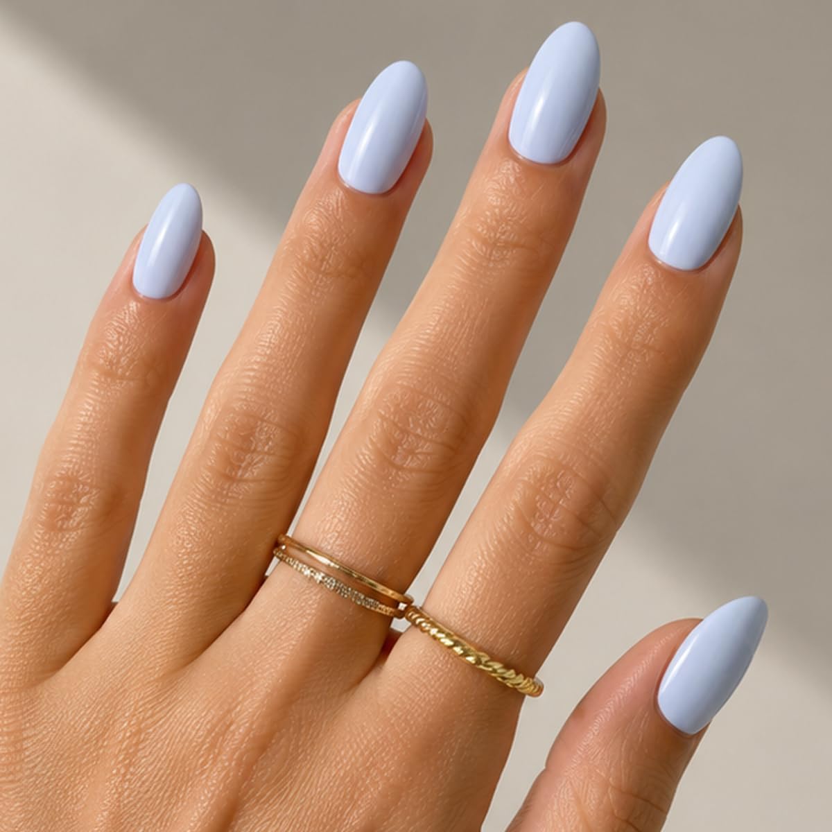Olive & June Instant Mani Press-On Nails, Medium Almond front view