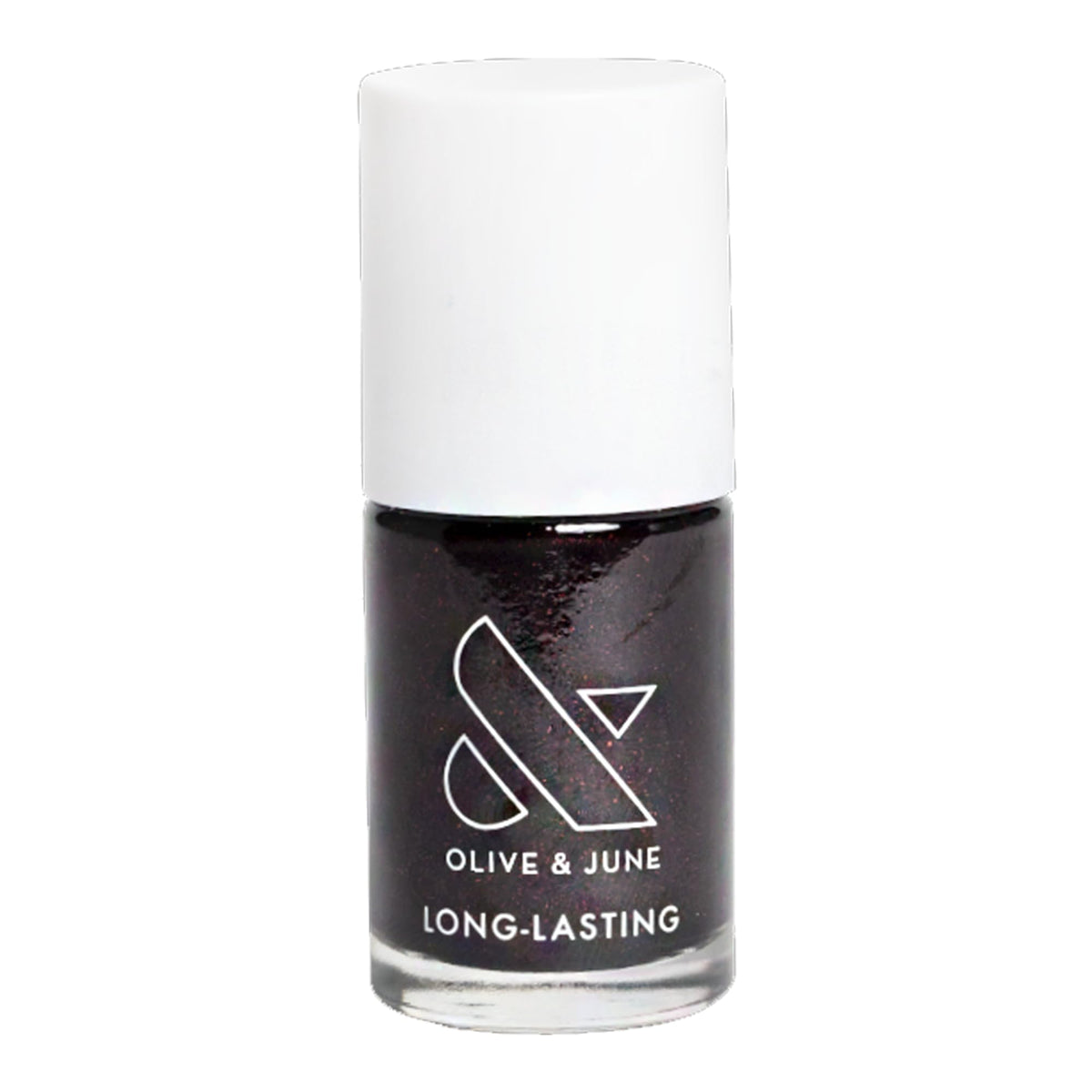 Olive & June Long Lasting Nail Polish bottle front view, To me, you are perfect shade