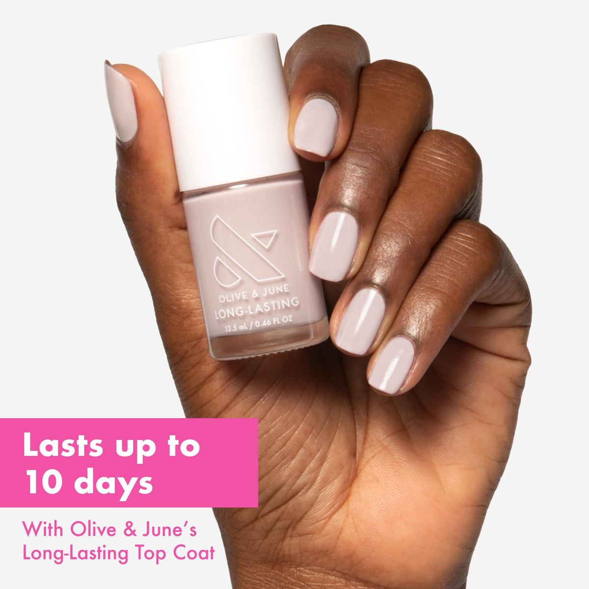 Olive & June Long Lasting Nail Polish brush close-up