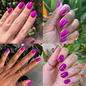 Olive & June Long Lasting Nail Polish Grape Soda bottle back view