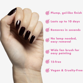 Olive & June Long Lasting Nail Polish packaging and product details
