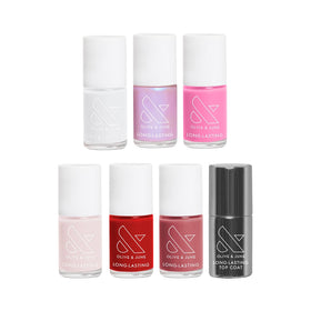 Olive & June Long Lasting Nail Polish Set packaging front view