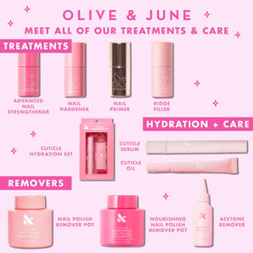 Olive & June Nail Strengthener texture close-up