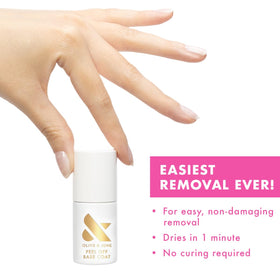 Olive & June Peel Off Base Coat with gel polish