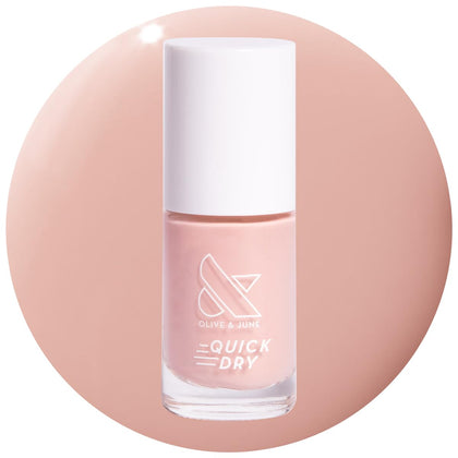 Olive & June Quick Dry Nail Polish Poodle Pink front view