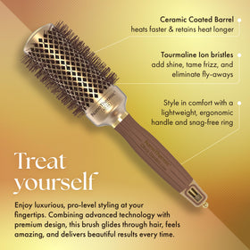 Olivia Garden NanoThermic Brush with ergonomic handle