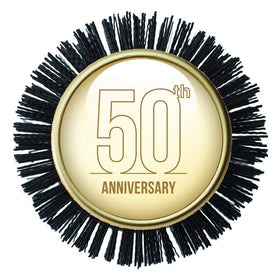 Olivia Garden NanoThermic Round Brush 1 1/4" close-up of bristles