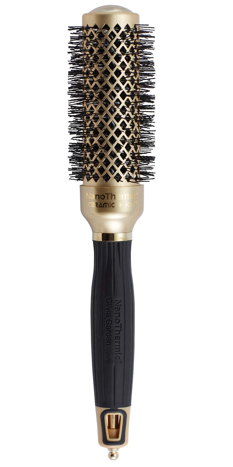 Olivia Garden NanoThermic Round Brush 1 1/4" front view