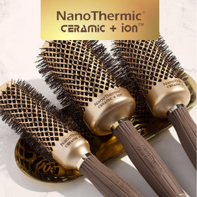 Olivia Garden NanoThermic Round Brush different barrel sizes