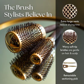 Olivia Garden NanoThermic Round Brush packaging