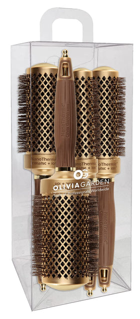 Olivia Garden NanoThermic Round Thermal Hair Brush front view