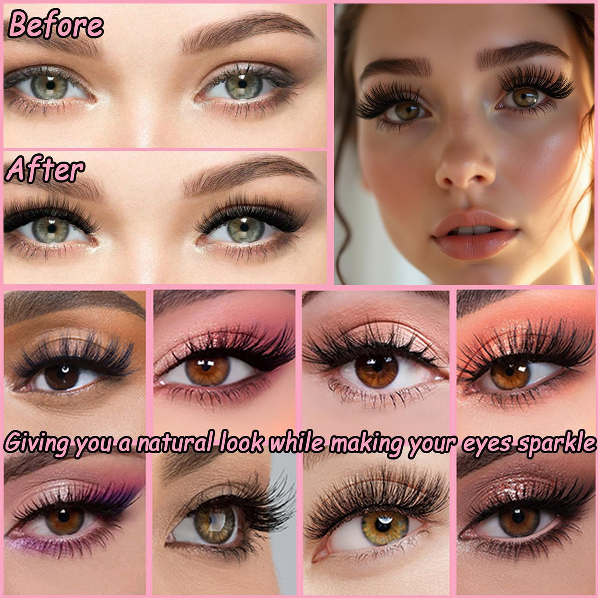 OLLAVO Lash Clusters Kit components including remover and brush