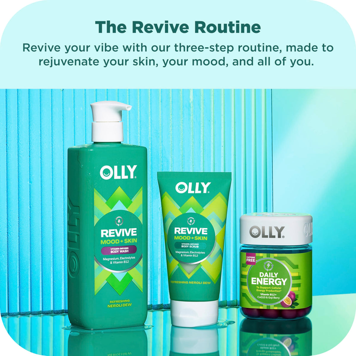 OLLIE Body Wash Mixed 4 count packaging front view