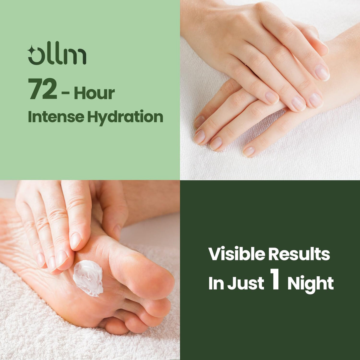 OLLN Urea Cream 40% ingredients list