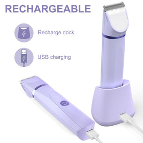 OLOV Electric Body Hair Trimmer in a bathroom setting