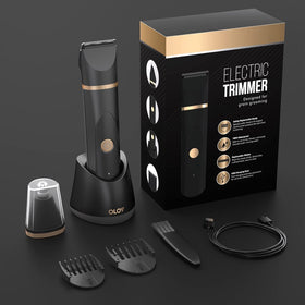 OLOV Electric Body Hair Trimmer packaging display