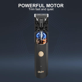 OLOV Electric Body Hair Trimmer with USB recharge dock