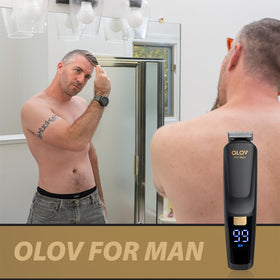 OLOV For Man Beard Trimmer 20 Piece Grooming Kit packaging