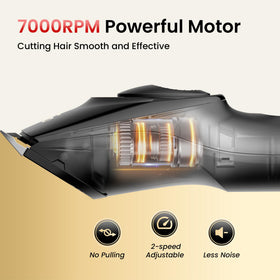 OLOV PROFESSIONAL Hair Clippers in use during haircut