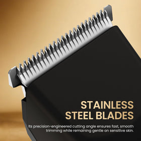 OLOV X Beard Trimmer cordless design on a bathroom countertop