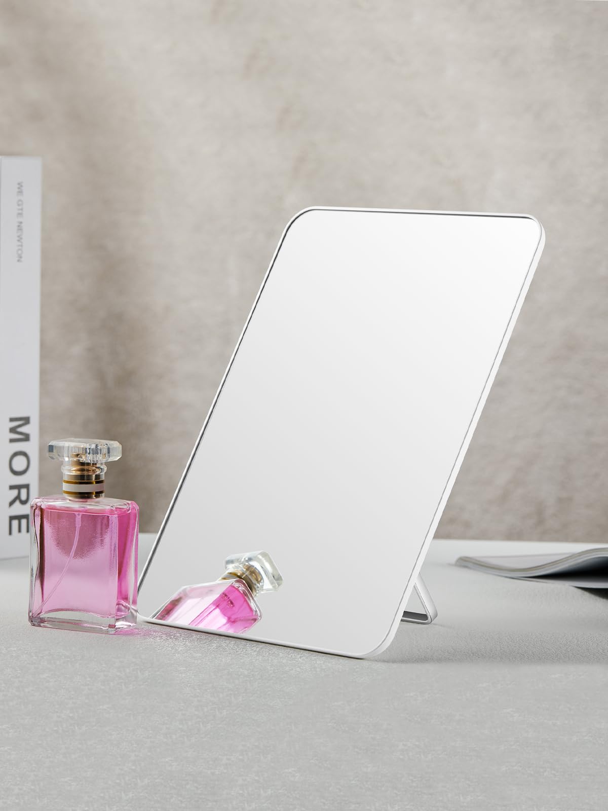 OMIRO 10x7 inch Magnetic Locker Mirror in a bathroom setting