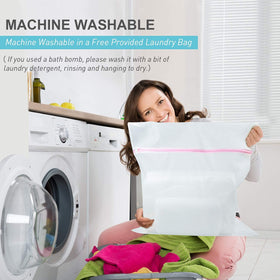 OMYSTYLE Full Body Bath Pillow hanging for drying