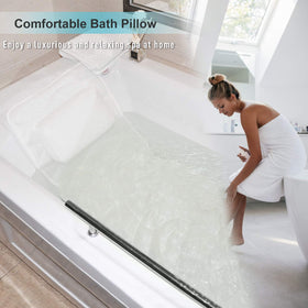 OMYSTYLE Full Body Bath Pillow in a relaxing bathroom setting
