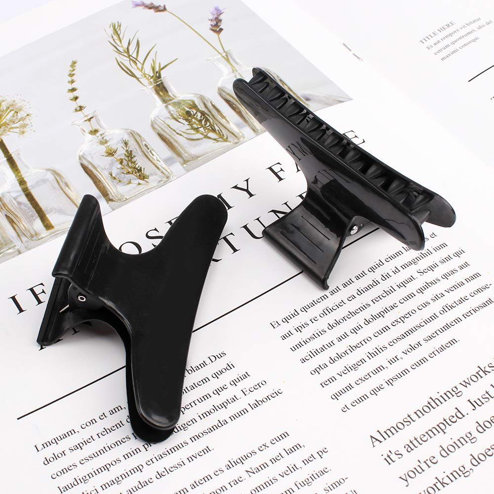 Ondder Butterfly Hair Clip holding hair during styling