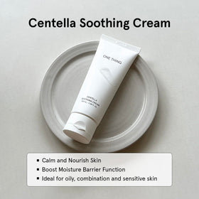 ONE THING Centella Soothing Cream 3.38 Fl Oz back view