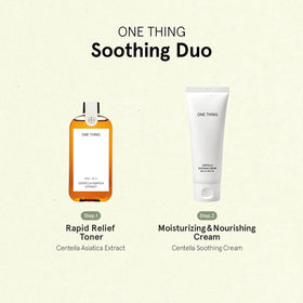 ONE THING Centella Soothing Cream 3.38 Fl Oz lifestyle use