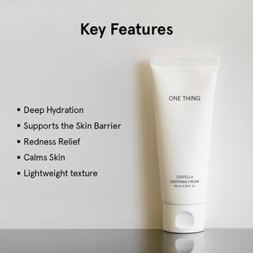 ONE THING Centella Soothing Cream 3.38 Fl Oz side view