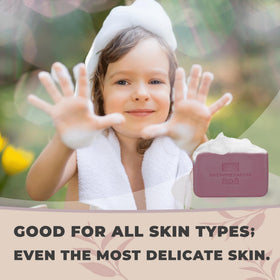 One With Nature Dead Sea Salt Sandalwood Soap bar texture