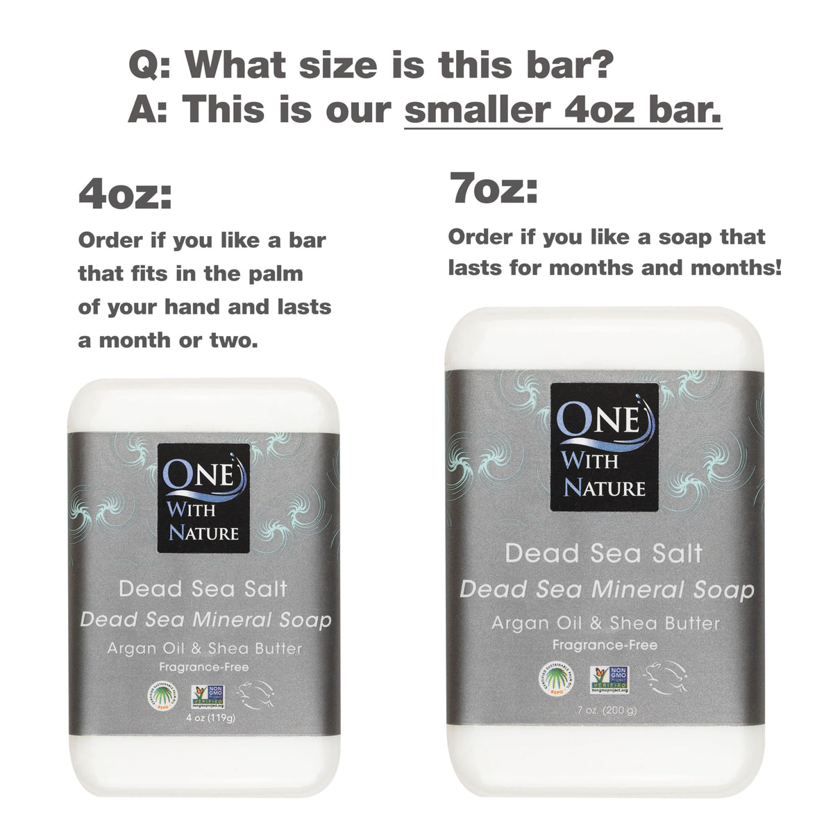 One With Nature Dead Sea Salt Soap 3-pack packaging