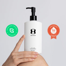 oneskin OS-01 BODY Topical Supplement Moisturizer lifestyle scene