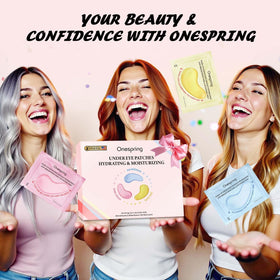 Onespring Eye Mask Gift Box open showing individual eye mask packaging