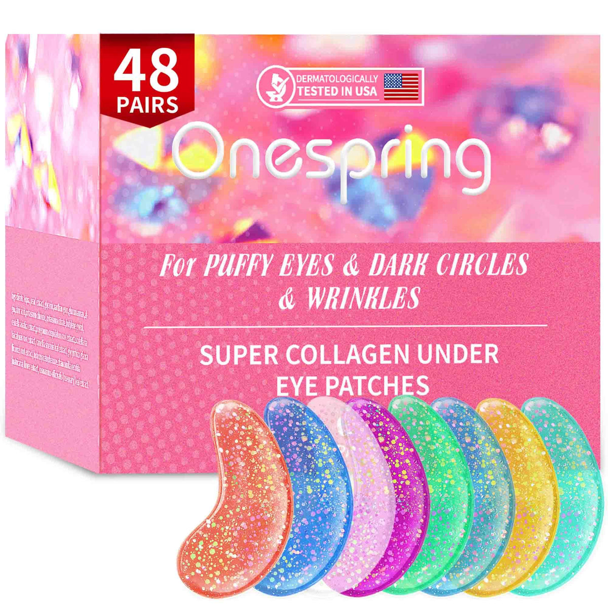 Onespring Eye Masks 48 Pairs packaging front view