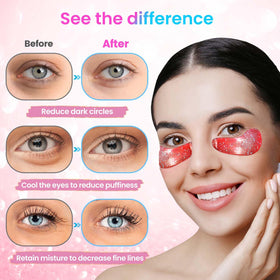 Onespring Eye Masks under eye patches displayed on a flat surface