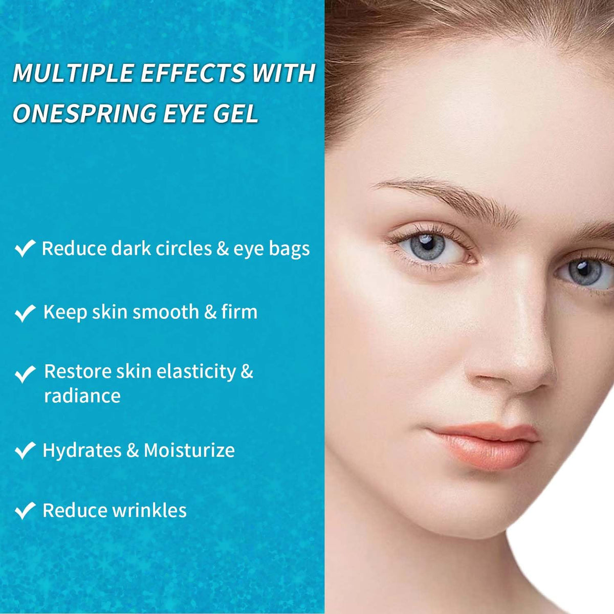 Onespring Eye Masks with retinol and collagen ingredients